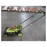 Ryobi 16 in. ONE+ HP 18V Lithium-Ion Cordless Battery Walk Behind Push Lawn Mower P1190VNM