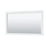 Wyndham Collection 147 in. x 84 in. Bathroom Mirror in White WC-2020-M58-WHT