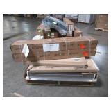 WHOLESALE MIXED PALLET OF FRONT DOOR, HARDWOOD BLINDS AND HOME DECOR!