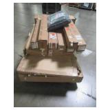 WHOLESALE MIXED PALLET OF FRONT DOOR, HARDWOOD BLINDS AND HOME DECOR!