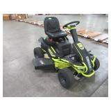 Ryobi 38 in. Battery Electric Riding Lawn Mower RY48110