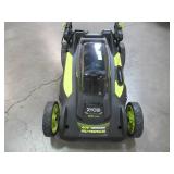 Ryobi 20 in. 40-Volt 6.0 Ah Lithium-Ion Battery Brushless Cordless Walk Behind Self-Propelled Lawn Mower RY401120-Y