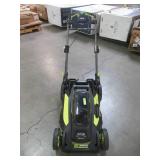 Ryobi 20 in. 40-Volt 6.0 Ah Lithium-Ion Battery Brushless Cordless Walk Behind Self-Propelled Lawn Mower RY401120-Y