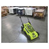 Ryobi 20 in. 40-Volt Brushless Lithium-Ion Cordless Battery Walk Behind Push Lawn Mower RY401110-Y