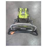 Ryobi 20 in. 40-Volt Brushless Lithium-Ion Cordless Battery Walk Behind Push Lawn Mower RY401110-Y