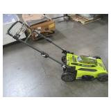 Ryobi 20 in. 40-Volt Brushless Lithium-Ion Cordless Battery Walk Behind Push Lawn Mower RY401110-Y
