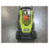 Ryobi 13 in. ONE+ 18-Volt Lithium-Ion Cordless Battery Walk Behind Push Lawn Mower P1180VNM