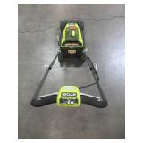 Ryobi 13 in. ONE+ 18-Volt Lithium-Ion Cordless Battery Walk Behind Push Lawn Mower P1180VNM