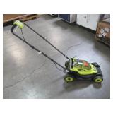 Ryobi 13 in. ONE+ 18-Volt Lithium-Ion Cordless Battery Walk Behind Push Lawn Mower P1180VNM