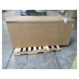 Hampton Assembled 33x72x24 in. Double Oven Kitchen Cabinet in Satin White KDV3372-SW