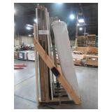 WHOLESALE MIXED PALLET OF INTERIOR DOORS/SCREENS, BI-FOLD DOORS AND PIPE INSULATION!
