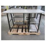 Pallet of Miscellaneous Furniture - Shelving and Desk. - Scratch and Dent.