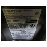 Goodman GDS80603AX Gas Furnace, Single-Stage Burner/Multi-Speed Blower, Downflow Low NOx 80% AFUE - 60,000 BTU, GDS80603AX - Dent Bottom RH Back Corner of Casing. .