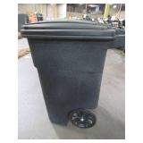Toter 48 Gal. Wheeled Blackstone Trash Can, 25548-R1209.