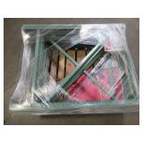 Pallet of (6) Teardrop Racking Uprights, Approximately 54"T x 42"W.