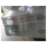 Pallet of (6) Teardrop Racking Uprights, Approximately 54"T x 42"W.