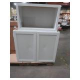 WHOLESALE MIXED PALLET OF MISCELLANEOUS KITCHEN CABINETS IN WHITE!