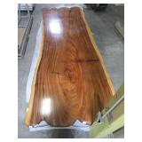 Large Solid Wood Live Edge Walnut Conference/Dining Table (192602362) Approximate Dimensions: 192 in. x 60 in. x 2.5 in. - $3,500 RESERVE!!!