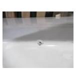 Swiss Madison Voltaire 60 in. x 32 in. Acrylic White, Alcove, Integral, Right-Hand Drain, Apron Rectangular Bathtub in White SM-AB542 - tub has a small chip, marks/scratches,