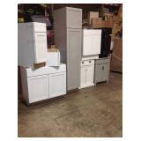 Pallet of Mixed Cabinets (Various sizes & colors) see all pictures