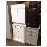 Pallet of Mixed Cabinets (Various sizes & colors) see all pictures