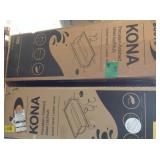 Lot of 2 Kona 54 in. Left Drain Rectangular Alcove Soaking Bathtub in White by Bootz Industries (see all pictures)