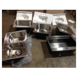 PALLET OF ASSORTED KITCHEN SINK TOPS & VANITY TOPS CUSTOMER RETURNS SEE PICTURES