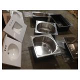 PALLET OF ASSORTED KITCHEN SINK TOPS & VANITY TOPS CUSTOMER RETURNS SEE PICTURES
