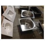 PALLET OF ASSORTED KITCHEN SINK TOPS & VANITY TOPS CUSTOMER RETURNS SEE PICTURES