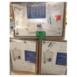 Lot of 3 All-in-One 24 in. x 24 in. 20 Gal. Freestanding Laundry Tub in White, with Non-Metallic Pull-Out Faucet in Chrome by Glacier Bay (see all pictures)