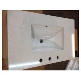 ELEGANT LIGHTING 30 inch Single Bathroom Vanity in White Sink see pictures
