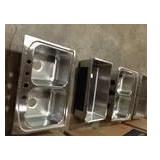 Lot of 4 Elkay sinks different sizes (see all pictures)
