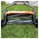 StaySharp 17 in. Manual Push Walk Behind Non-Electric Reel Mower by Fiskars (new) see all pictures