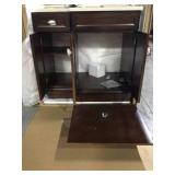 Teagen 36 in. W Bath Vanity in Dark Espresso with Cultured Stone Vanity Top in Beige with White Basin by Home Decorators Collection (review all pictures)