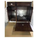 Teagen 36 in. W Bath Vanity in Dark Espresso with Cultured Stone Vanity Top in Beige with White Basin by Home Decorators Collection (review all pictures)