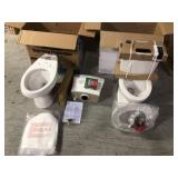 Lot of 2 Bathroom Toilets (review all pictures & description) Customer returns