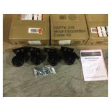 11 boxes of 4 in. Caster Kit for Heavy Duty Welded Steel Garage Base Cabinets by Husky
