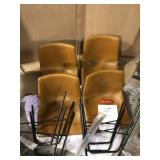 Lot of Assorter Stacking Chairs Costumer returns see pictures