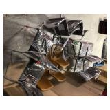 Lot of Assorter Stacking Chairs Costumer returns see pictures