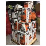 Pallet of assorted Ridgid Vacuums (various conditions, sizes and models) review all pictures