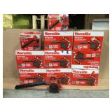 Lot of assorted Homelite 2 cycle Gas Blowers/ Vac (10 count) see all pictures