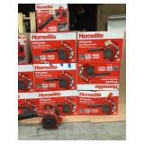 Lot of assorted Homelite 2 cycle Gas Blowers/ Vac (10 count) see all pictures