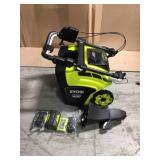 40V Brushless 21 in. Cordless Electric Snow Blower with 5.0 Ah Batteries and Charger by RYOBI (good condition) see pictures