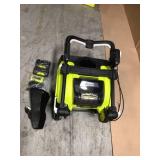 40V Brushless 21 in. Cordless Electric Snow Blower with 5.0 Ah Batteries and Charger by RYOBI (good condition) see pictures