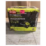 40V Brushless 21 in. Cordless Electric Snow Blower with 5.0 Ah Batteries and Charger by RYOBI (good condition) see pictures