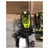 Lot of 2 Ryobi Electric Powered Lawn Mowers (review pictures & description)