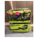 Lot of 2 Ryobi Electric Powered Lawn Mowers (review pictures & description)