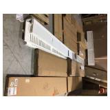 Pallet of assorted Shelving and other Home appliances (used for parts) review all pictures
