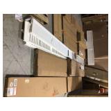 Pallet of assorted Shelving and other Home appliances (used for parts) review all pictures