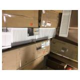 Pallet of assorted Shelving and other Home appliances (used for parts) review all pictures